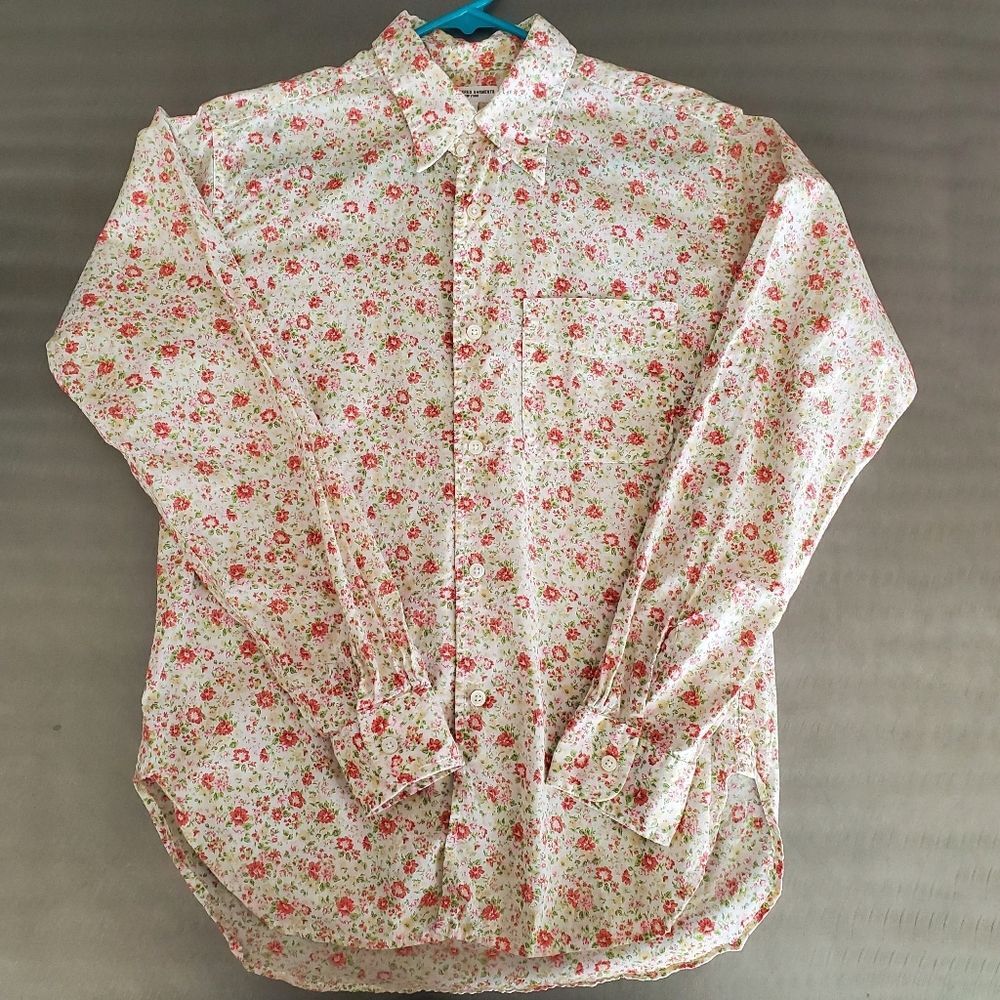Engineered Garments Floral Work Shirt Made in USA Men’s Small